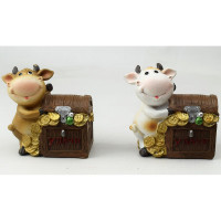 Копилка СГ "Бычок" 9,5см в ассортименте арт.753534