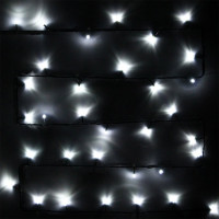 Гирлянда эл.д/дома точечная 07,5м 80LED (зел.провод) цв.белый 8реж. арт.183-812