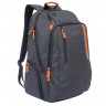 Рюкзак для мальчиков (GRIZZLY) арт.RU-700-6 черный-кирпичный 32х47х24 см