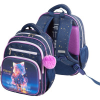 Ранец для девочек школьный (deVENTE) Grade. Chiisana Hoshi + брелок 37x28x16см арт.7033530