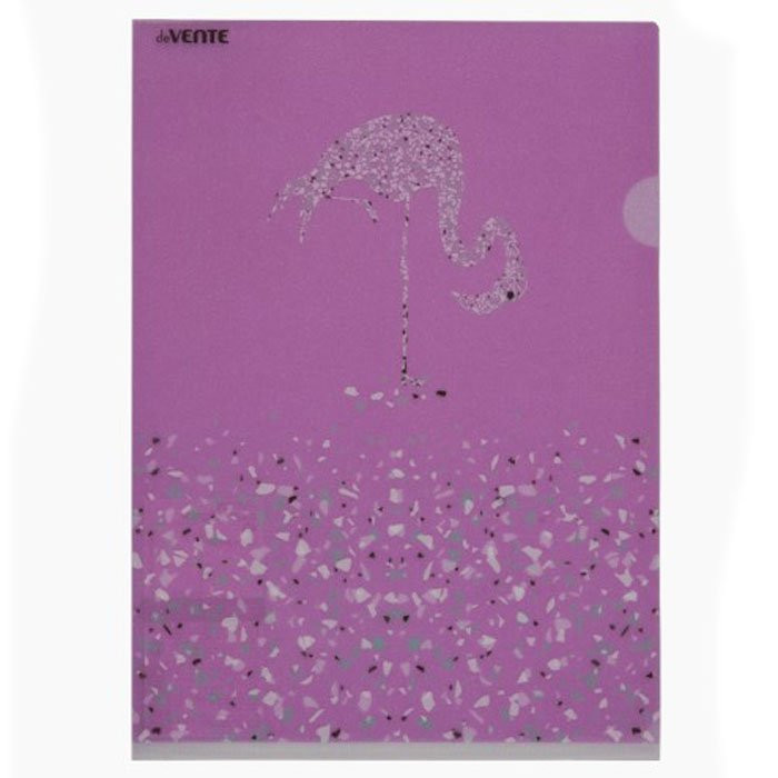 Папка-уголок А4 180мкм пластиковая розовый deVENTE Crystal Dream арт.3074908 (Ст.10)