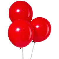 Шар воздушный 12шт/наб. 30см "Пастель" цв.красный арт.4986500