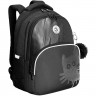 Рюкзак для девочек школьный (Grizzly) арт.RG-660-1/2 черный 27х40х20 см