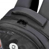 Рюкзак для девочек школьный (Grizzly) арт.RG-660-1/2 черный 27х40х20 см