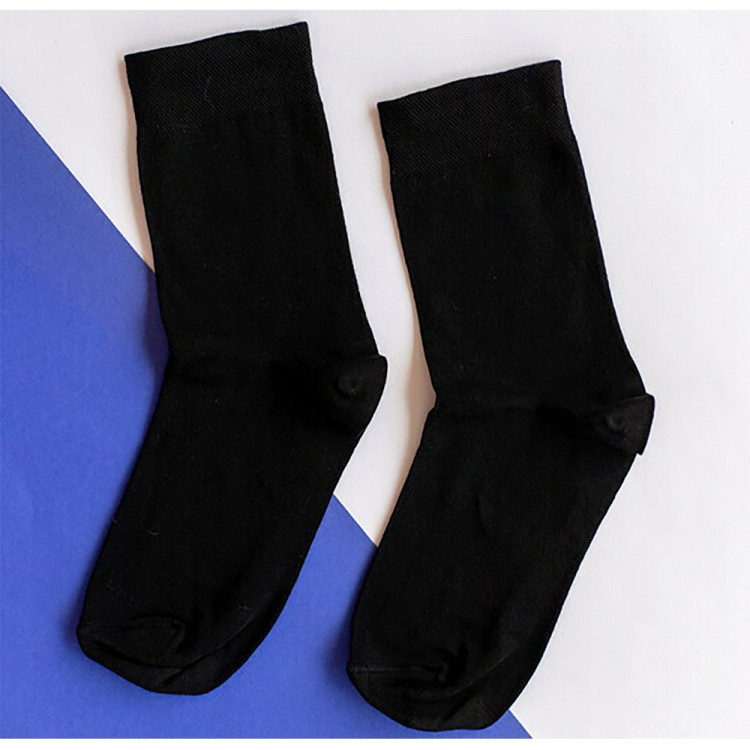 Носки мужски арт.М605 размер 23-25 хлопок 80% полиамид 15% лайкра 5%  цвет черный (batik)