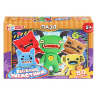 Пазл 80 элементов Весёлые зубастики (Умные игры) 130х90х25 мм арт.4630395060554
