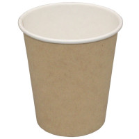 Стакан бумажный 200/260мл крафт 50шт в упаковке