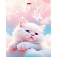 Дневник школьный твердая обложка (Hatber) Нежные мечты ламинация Soft-touch арт.40ДТ5лВ_33833