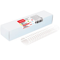 Пружины пластиковые 51мм 1уп/50шт (до 450листов) белые deVENTE арт.4125717