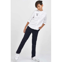 Брюки для мальчика (Bremer) Ральф классический силуэт размер 30/122-44/164 цвет синий