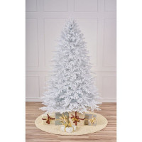 Елка настольная 90см (хвоя литая+ПВХ, подставка пенёк+мешковина) "Полярная" арт.ЕПС 09