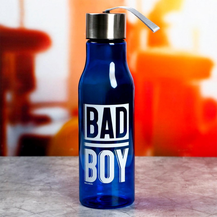 Бутылка 650мл с ручкой "Bad boy" арт.5232163