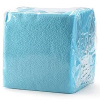 Салфетки 100штук  в пачке Голубые (Ст.42)