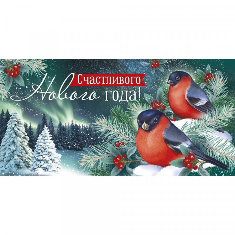 Конверт для денег "Счастливого Нового года!" арт.41,445,00