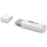 Флеш диск 32GB USB 2.0 Mirex Line, белый