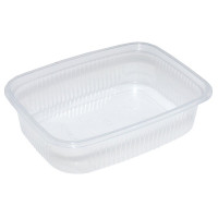 Контейнер пищевой с крышкой 125мл 108*82мм цвет прозрачный (Ст.100/1000) ДЛЯ РК