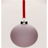 Шар пластик 06см матовый цв.бледно красно-фиолетовый 117 арт.РШ5317