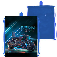 Сумка для сменной обуви 1 отделение светоотражатель (ОНИКС) МО-26-1-2р Мото неон 370х470 мм