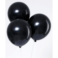 Шар воздушный 05шт/наб. 25см "Пастель" чёрный арт.4986636