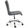 Кресло офисное ZERO без подлокотников флок серый