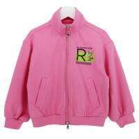 Бомбер для девочки (Deloras) артикул 19446 р.26/98-32/128 цвет розовый