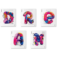 Тетрадь А5 клетка 48 листов скоба (ErichKrause) Dream матовая ламинация выборочный УФ-лак ассорти арт.56317