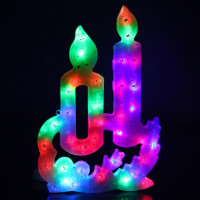 Гирлянда эл. планшет д/помещений "Свечи" 40см цв.мульти арт.196-074