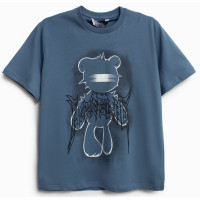 Футболка для мальчика арт.4538 цвет джинсовый