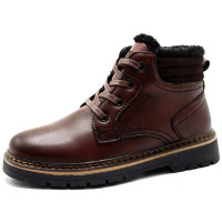 Ботинки для мальчика ( SOPRANO) коричневый верх-искусственная кожа подкладка -искуственный мех артикул amj-B2189-2