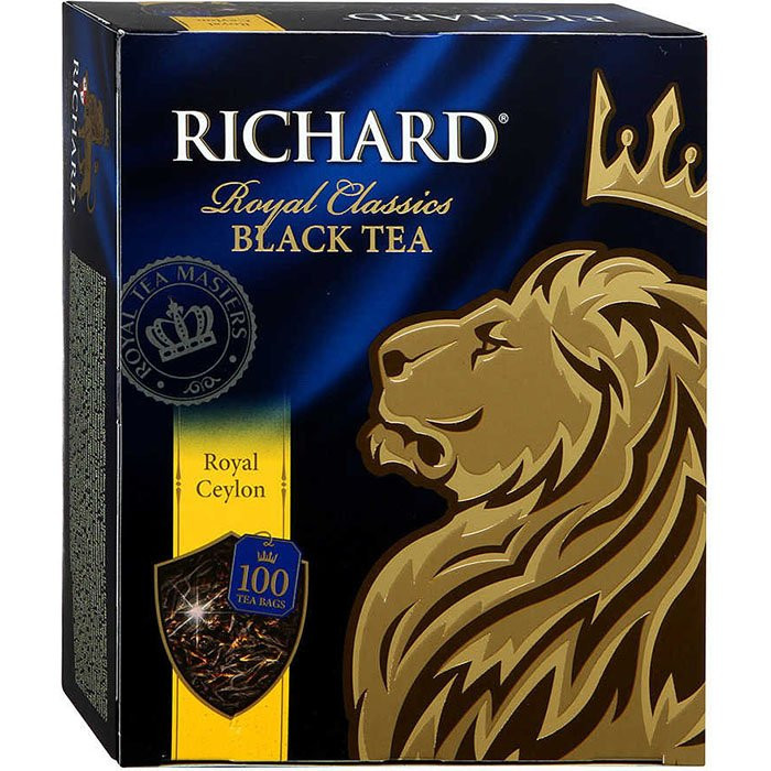 Чай Richard 100пак. Royal Ceylon (Ст.9)