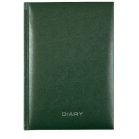 Ежедневник А5 недат. б/в Attomex "Orion" зеленый, тиснен. фольгой, 136л арт.2034395