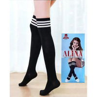 Гольфины для девочки арт.1017 СТ-1AL/20000 хлопок 80% полиамид 15 %  эластан 5%  цвет черный