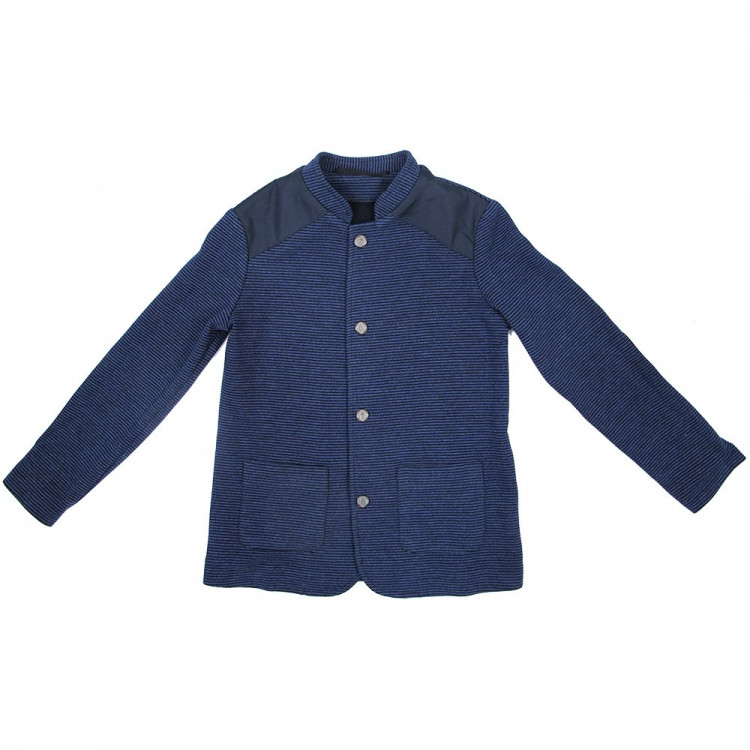Пиджак для мальчика (Bremer) Мольер размер 32/140-44/176 цвет синий