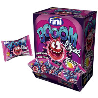 Жев. резинка Фини 5гр Бум Ликвид с клубничной начинкой  (Ст.200)