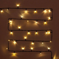 Гирлянда эл.д/улицы точечная 20м 240LED (тем.провод) цв.т.белый мерц. (соединение) IP-54 арт.183-194