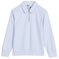 Поло для мальчика (Делорас) длинный рукав цвет белый арт.Z71328 размер 34/134-46/170