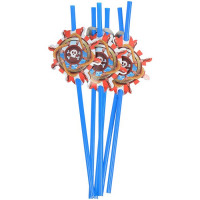 Трубочки для коктейля "Веселый Пират" 6шт/наб. арт.6038557