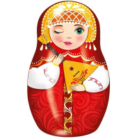 Плакат "Матрешка с балалайкой" 59*36см арт.22,208,00