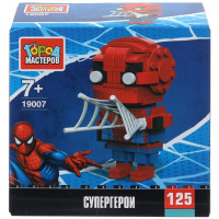 Конструктор пластиковый Супергерои 125 деталей (Город мастеров) арт.19007-ZH