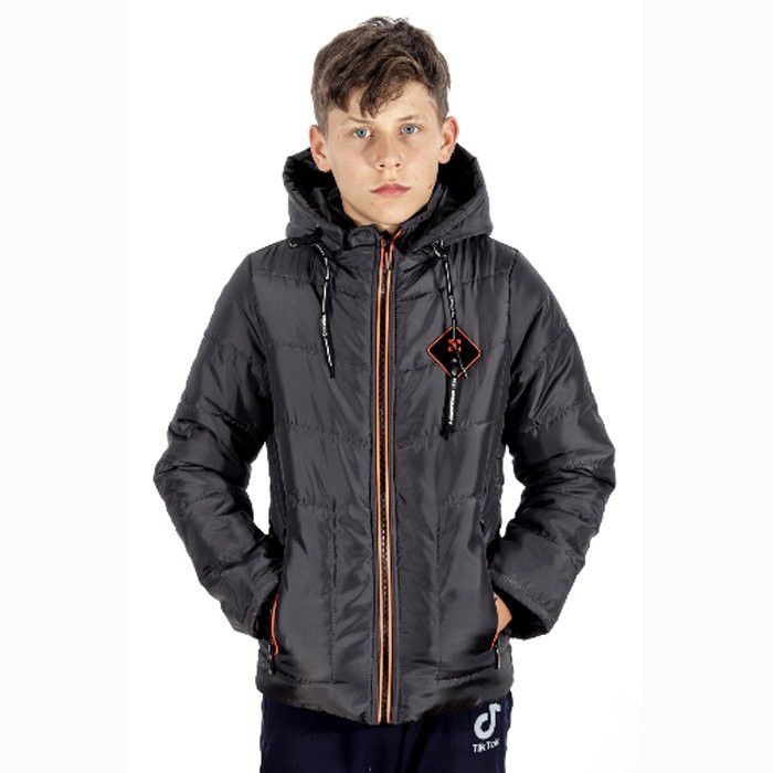 Куртка осенняя для мальчика (MULTIBREND) арт.132669 размерный ряд 36/140-42/158 цвет хаки