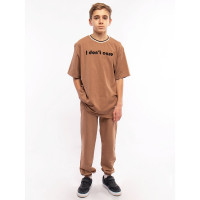 Брюки для мальчика BATIK артикул 033_БП23 размер 34/134-48/176 цвет бежевый