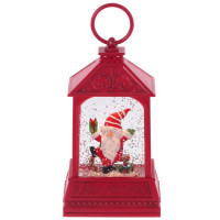 Сувенир с подсветкой LED "Фонарь" 13,5см цв.красный арт.812856