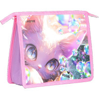 Папка школьная для тетрадей А5 на молнии (deVENTE) Lovely Cat арт.8056423