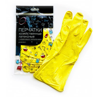 Перчатки хозяйственные латексные ЭКОНОМ размер L арт.140748