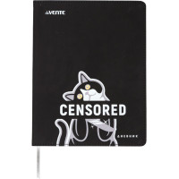 Дневник школьный гибкая обложка кожзам (deVENTE) Censored шелкография, отстрочка, ляссе арт.2020567
