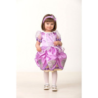 Костюм для девочки София Прекрасная дисней (платье,повязка) р.24/98-28/110 ткань арт.7068