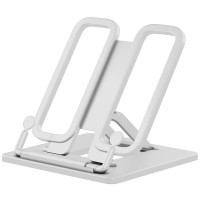 Подставка для книг ErichKrause Base Classic пластик белая 19х23,5х1,5 см арт.58028