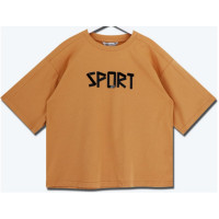 Футболка для мальчика арт.DELORAS 55457 размер 34/134-42/158 цвет оранжевый