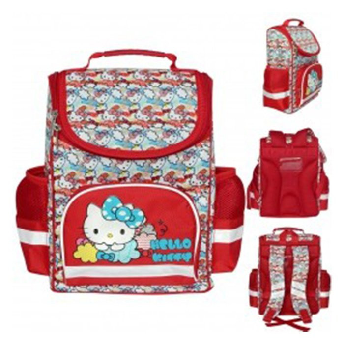 Ранец для девочек школьный (ACTION) Hello Kitty 32x25x13см арт.HKO-ASB4000/2