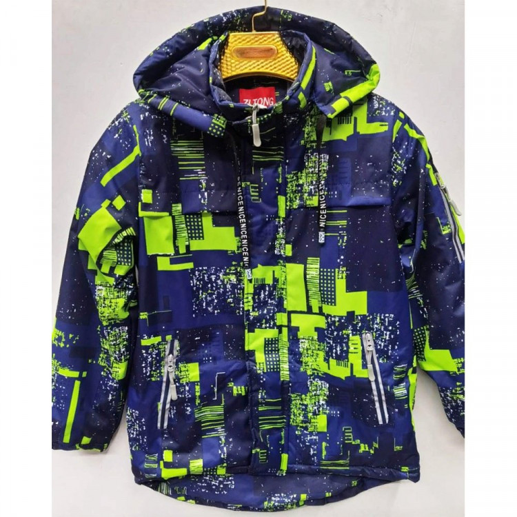 Куртка осенняя для мальчика (ZI TONG) арт.sdh-KX5218-43 размерный ряд 32/128-38/146 цвет синий
